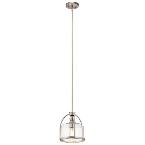 Main product image of 9.5" 1 Light Mini Pendant (Brushed Nickel)