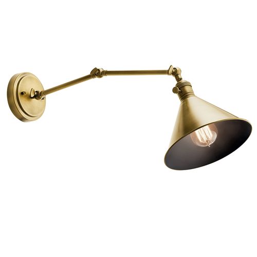 Main product image of Ellerbeck 1 Light Wall Sconce (Natural Brass)