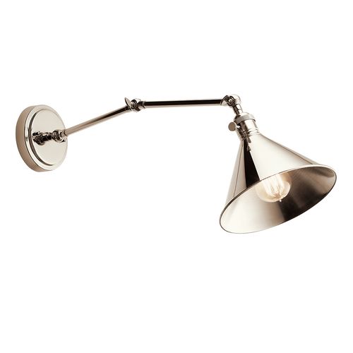 Main product image of Ellerbeck 1 Light Wall Sconce (Polished Nickel)