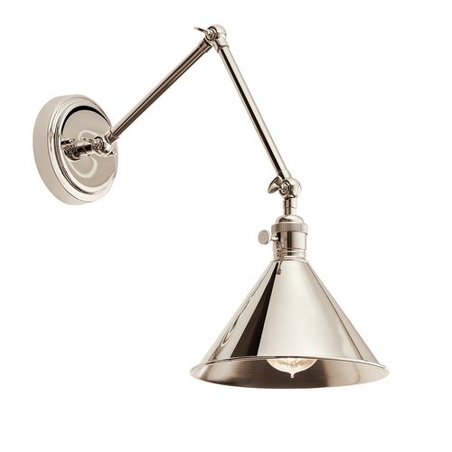 Main product image of Ellerbeck 1 Light Wall Sconce (Polished Nickel)