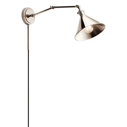Main product image of Ellerbeck 1 Light Wall Sconce (Polished Nickel)