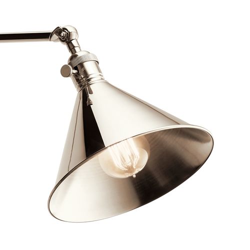 Main product image of Ellerbeck 1 Light Wall Sconce (Polished Nickel)