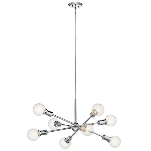 Main product image of Armstrong 26" 8 Light Chandelier (Chrome)
