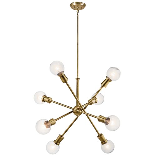 Main product image of Armstrong 26" 8 Light Chandelier (Natural Brass)