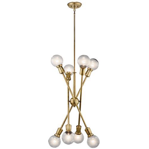 Main product image of Armstrong 26" 8 Light Chandelier (Natural Brass)