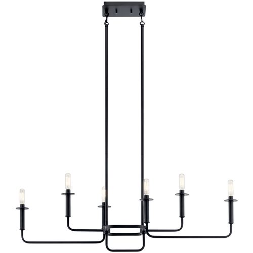 Main product image of Alden 17.5" Linear Chandelier (Black)