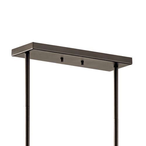 Main product image of Braelyn 11.25" 8 Light Linear Chandelier w/ Clear Seeded Glass (Olde Bronze)