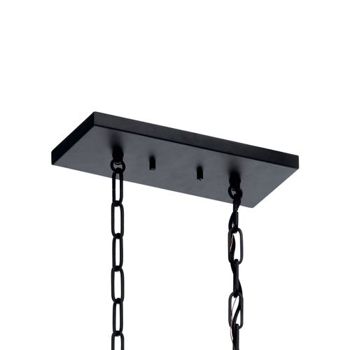 Main product image of Abbotswell 8 Light Linear Chandelier (Black)