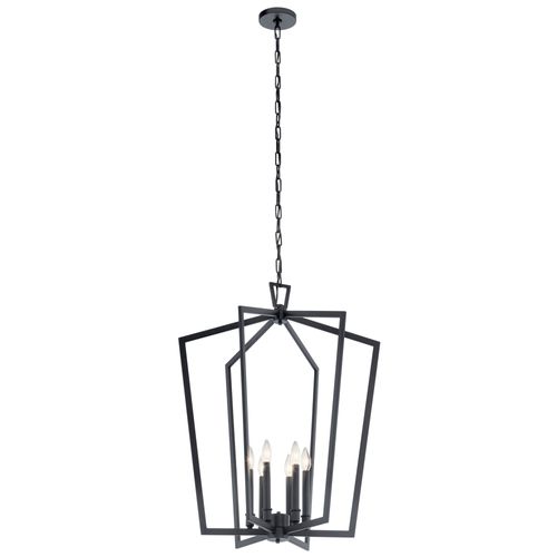Main product image of Abbotswell 6 Light Chandelier (Black)
