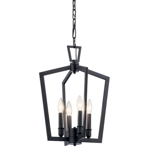 Main product image of Abbotswell 19" 4 Light Pendant (Black)