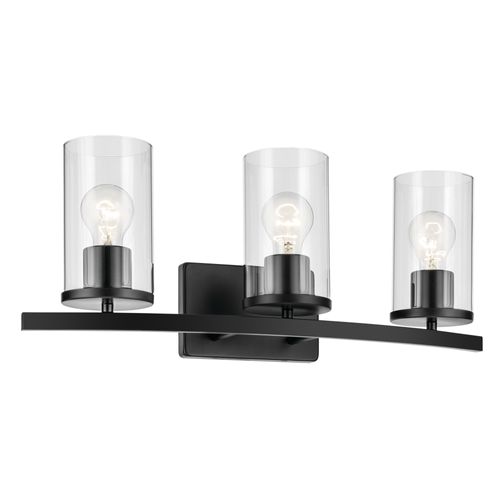 Main product image of Crosby 3 Light Vanity Light (Black)