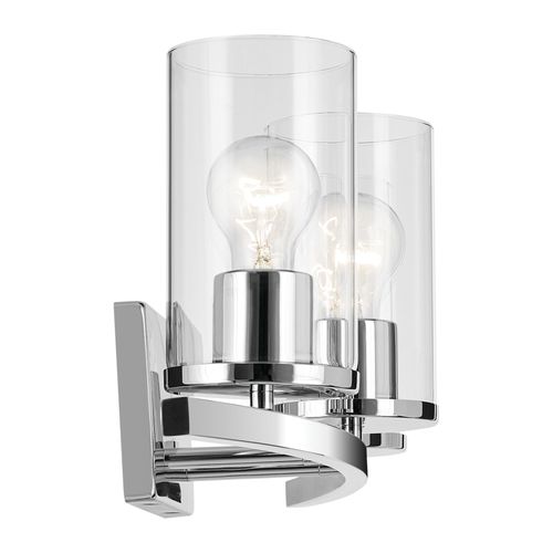 Main product image of Crosby 23" 3 Light Vanity Light Satin Etched Cased Opal (Chrome)