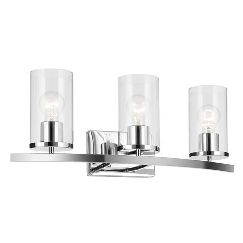 Main product image of Crosby 23" 3 Light Vanity Light Satin Etched Cased Opal (Chrome)
