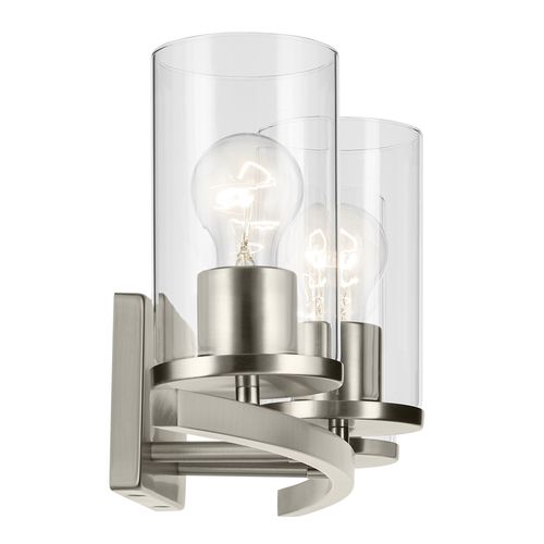 Main product image of Crosby 23" 3 Light Vanity Light Satin Etched Cased Opal (Brushed Nickel)