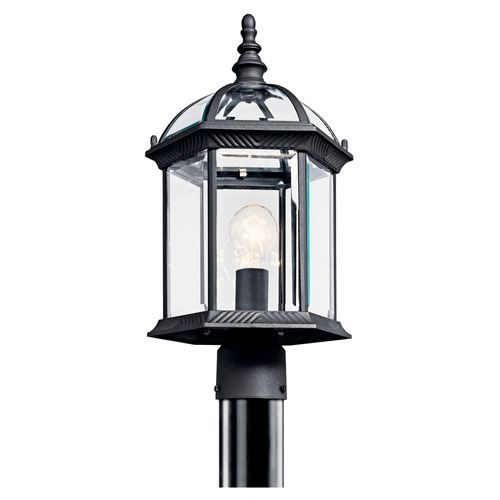 Main product image of Barrie 1 Light Post Mount (Black)