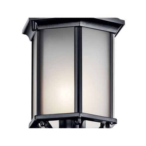 Main product image of Chesapeake 17" 1 Light Outdoor Wall Light w/ Clear Beveled Glass (Black)
