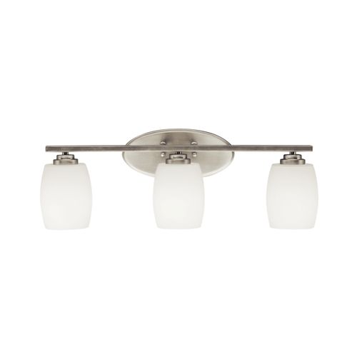 Main product image of Eileen 24" 3 Light Vanity Light w/ Satin Etched Cased Opal Glass (Brushed Nickel)