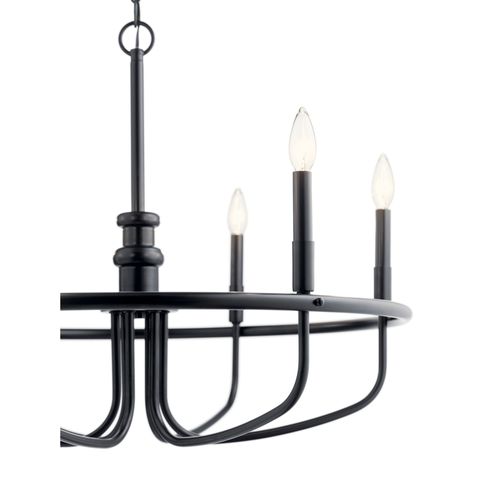 Main product image of Capitol Hill 22" 6 Light Chandelier (Black)