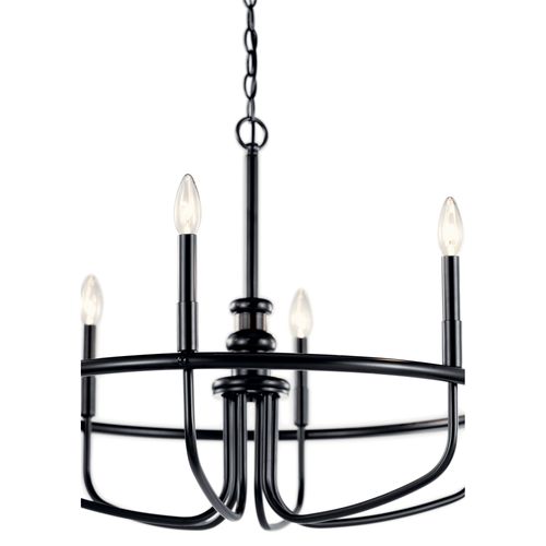 Main product image of Capitol Hill 22" 6 Light Chandelier (Black)
