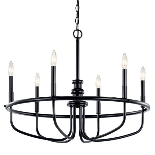 Main product image of Capitol Hill 22" 6 Light Chandelier (Black)
