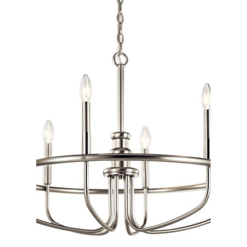 Main product image of Capitol Hill 22" 6 Light Chandelier (Brushed Nickel)