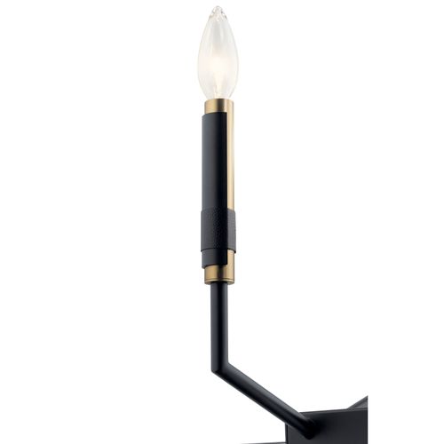 Main product image of Armand 42.75" 12 Light Linear Chandelier (Black/Bronze)