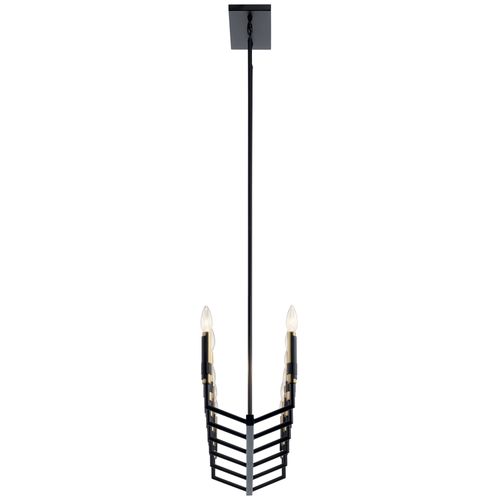 Main product image of Armand 42.75" 12 Light Linear Chandelier (Black/Bronze)