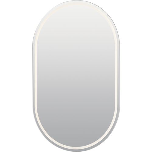 Main product image of Menillo 32" LED Vanity Mirror w/ Etched Glass (White)