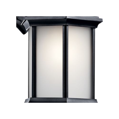 Main product image of Chesapeake 11.75" 1 Light Outdoor Wall Light w/ Clear Beveled Glass (Black)