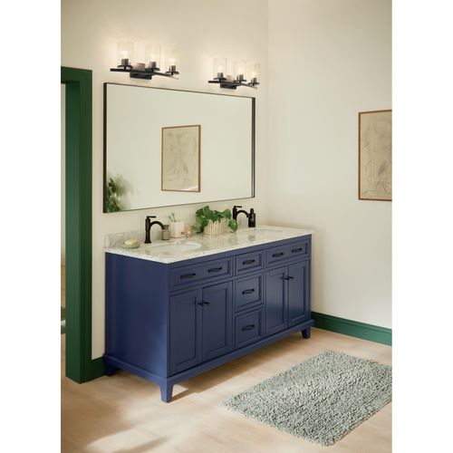 Main product image of Crosby 3 Light Vanity Light (Black)