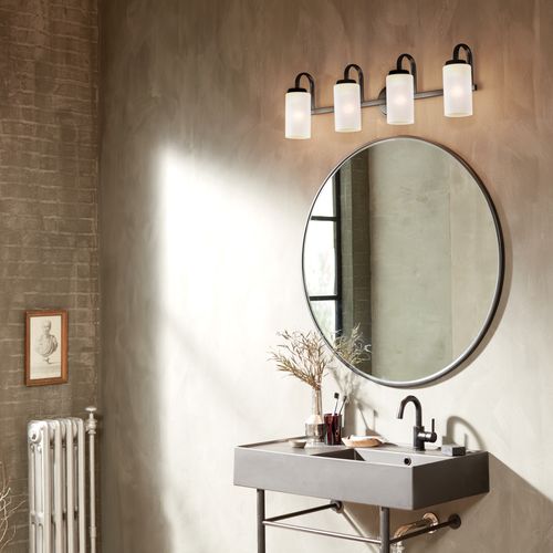 Main product image of Kennewick 2 Light Vanity Light w/ Etched Glass (Olde Bronze)