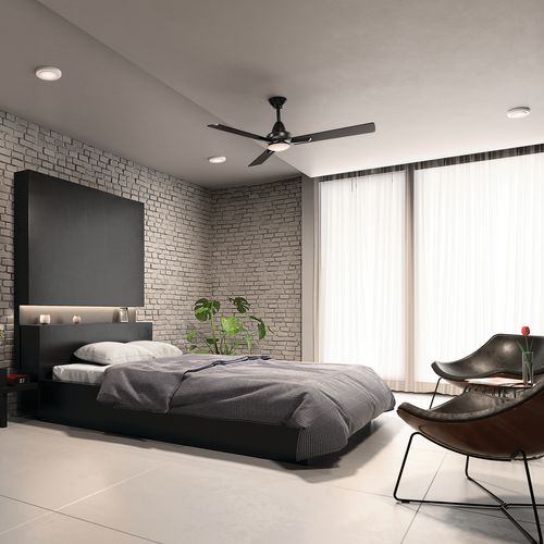 Main product image of 52" Kosmus LED Fan (Satin Black)