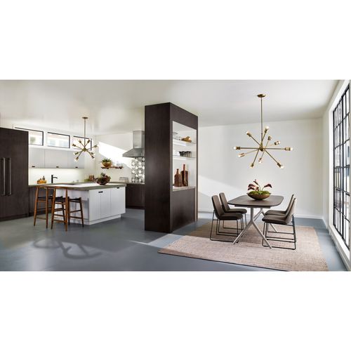Main product image of Armstrong 26" 8 Light Chandelier (Natural Brass)