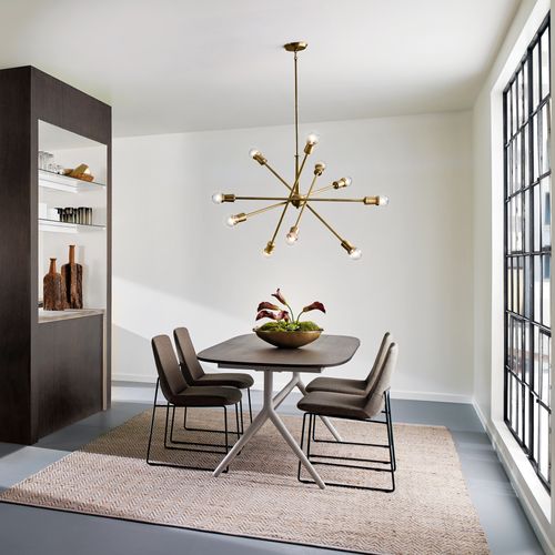 Main product image of Armstrong 26" 8 Light Chandelier (Natural Brass)
