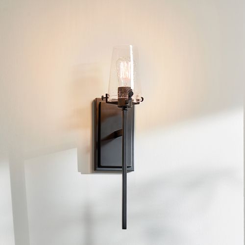 Main product image of Alton 22" 1 Light Wall Sconce w/ Clear Seeded Glass (Chrome)