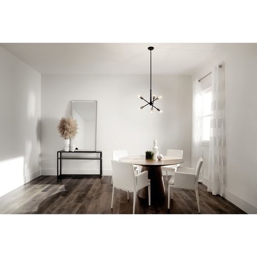 Main product image of Armstrong 27.75" 6 Light Chandelier (Black)
