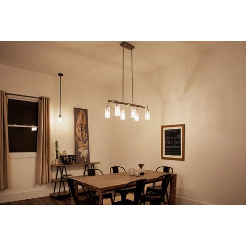 Main product image of Braelyn 8.5" 1 Light Mini Pendant w/ Clear Seeded Glass (Olde Bronze)