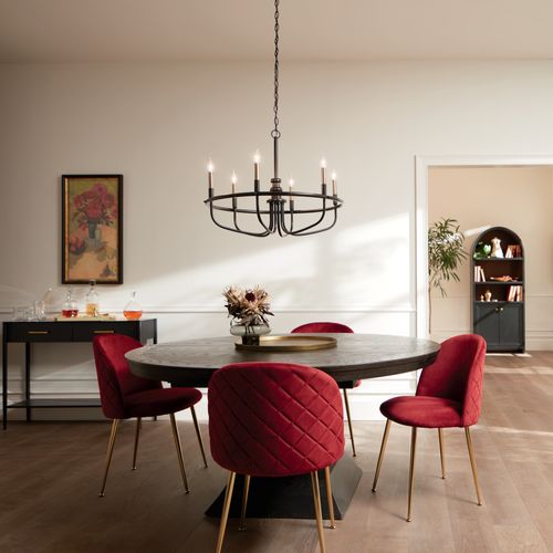 Main product image of Capitol Hill 22" 6 Light Chandelier (Black)