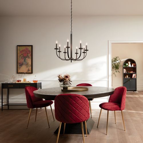 Main product image of Kennewick 9 Light Chandelier (Brushed Nickel)
