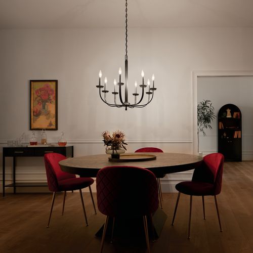 Main product image of Kennewick 9 Light Chandelier (Brushed Nickel)
