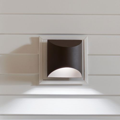 Main product image of Wesley 7.5" LED Outdoor 1 Light Wall Light in Textured (Architectural Bronze)