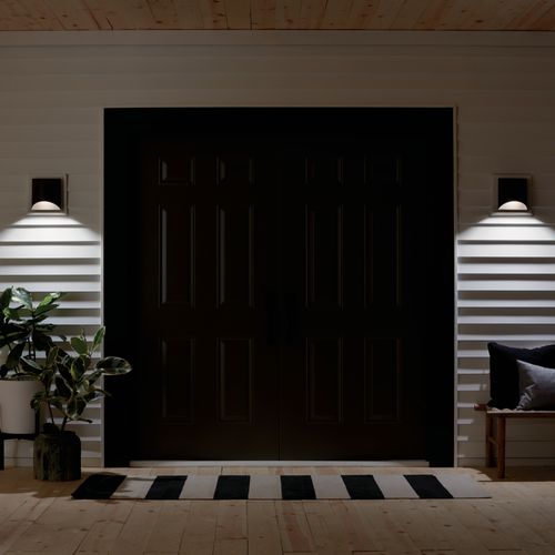 Main product image of Wesley 7.5" LED Outdoor 1 Light Wall Light in Textured (Architectural Bronze)