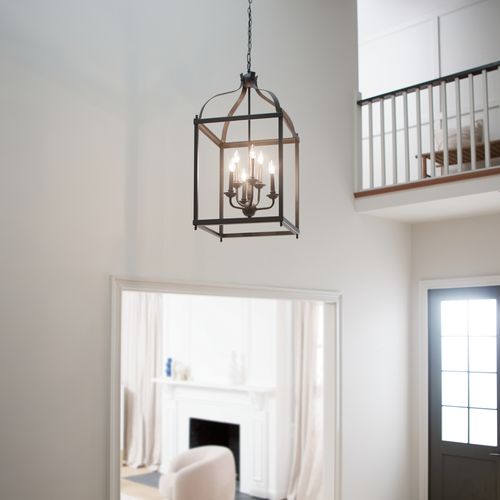Main product image of Larkin 36.25" 6 Light Pendant (Olde Bronze)