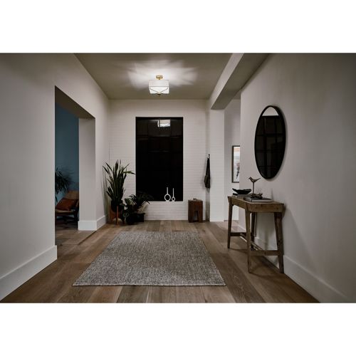 Main product image of Arlo 3 Light Semi Flush (Natural Brass)