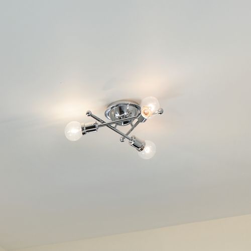 Main product image of Armstrong 3 Light Flush Mount (Chrome)