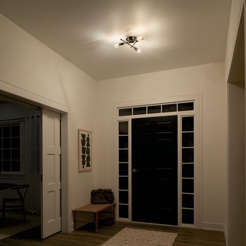 Main product image of Armstrong 3 Light Flush Mount (Chrome)