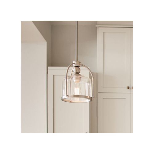 Main product image of 9.5" 1 Light Mini Pendant (Brushed Nickel)