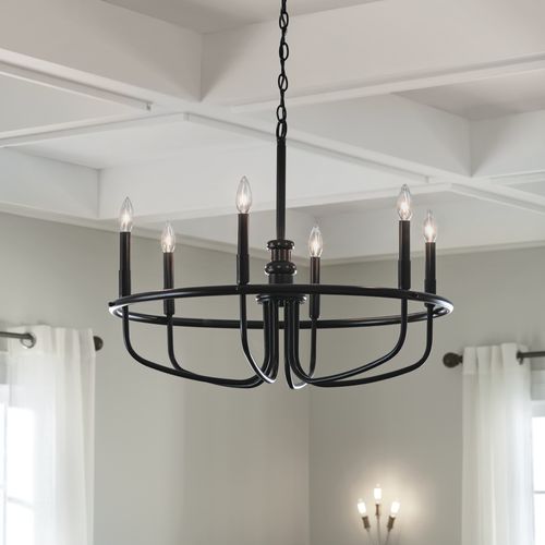 Main product image of Capitol Hill 22" 6 Light Chandelier (Black)