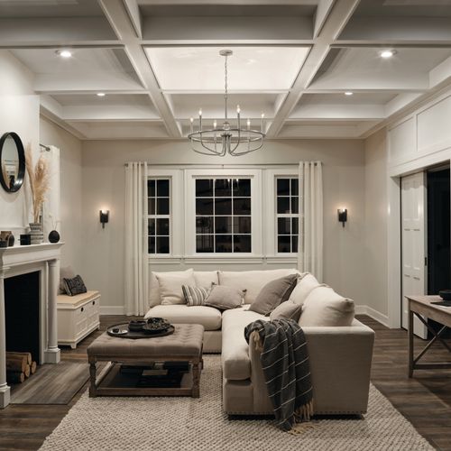 Main product image of Capitol Hill 22" 6 Light Chandelier (Brushed Nickel)