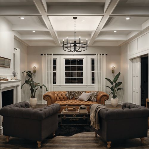 Main product image of Capitol Hill 22" 6 Light Chandelier (Black)